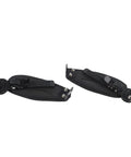 Secure Foot Holder Straps For Electric Scooters And Longboards Adjustable Belt Bands Black Aluminum Nylon Material