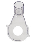 Three Piece Dust Extraction Hood Kit For MR23 Series Routers, shown with clear durable hood for edge forming, easy cleanup part.