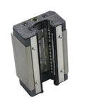 Smooth Glide Linear Guide Slider HSR15R Series With HSR15R1UU And HSR15R1SS Carriages, close-up view of carriage