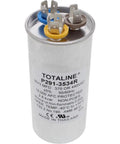 OEM Upgraded Dual Round Capacitor Replacement For HVAC Systems Replaces P291-3534R Direct Fit For Fans And Motors, Pro Grade Quality, Rugged Durability, Easy Install, Dual Round Design, Built To Last And Keep Your Unit Running Strong. Silver metal HVAC capacitor labeled P291-3534R, 35+3 MFD, 370/440VAC