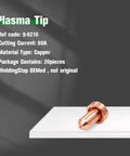 SL60 Plasma Torch Consumables Kit with 9-8215 Electrodes and 9-8210 Nozzles for Thermal Dynamics SL60 Cutmaster Series 60A Tips