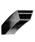 Cross-section view of V Belt Replacement For Ride On Lawn Tractors Replaces D 3950 showing durable aramid cord construction.