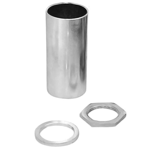 Bearing shaft and washers from Bearings Tool Kit For Washing Machine And Dryer Repair With Grabber, Adhesive, Shaft.