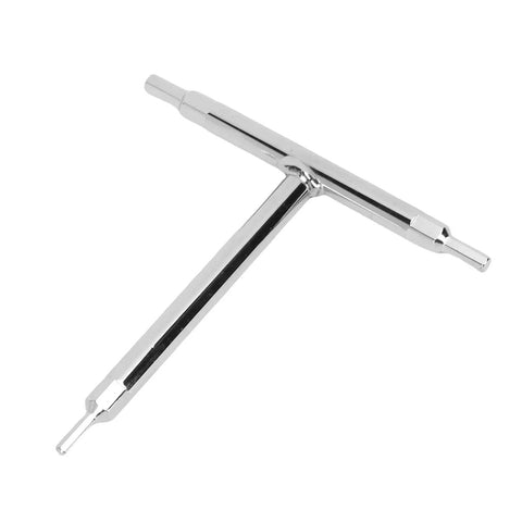Essential T Handle Hex Wrench Set With 4mm 5mm And 6mm Sizes Made Of Heat Treated Steel For Motorcycle Bike Car Repair Auto Mechanic Work And DIY Home Maintenance Projects That You Gotta Have In Your Garage, chrome finish