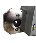 Close-up of the Hustle Ready Heavy Duty Pneumatic Terminal Crimper With Adjustable Hex Dies for wire splicing.