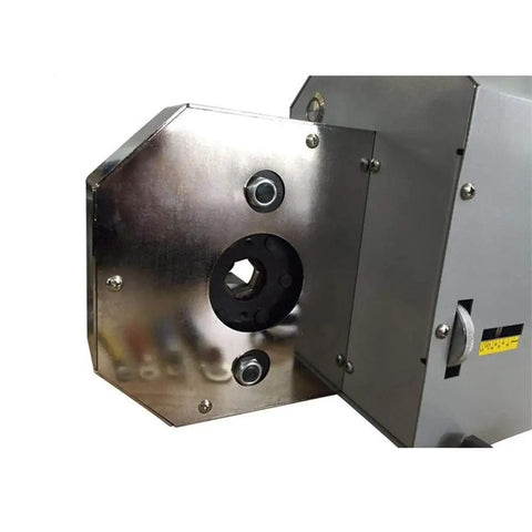 Close-up of the Hustle Ready Heavy Duty Pneumatic Terminal Crimper With Adjustable Hex Dies for wire splicing.