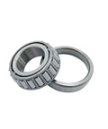 L44643 L44610 Tapered Roller Bearing Cone And Cup Set For EZ Lube Trailer Axles shown in steel with 1.000 inch inner diameter and 0.580 inch width.