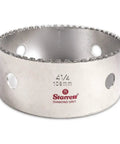 Diamond Grit Hole Saw For Small Diameter Holes In Non Metallic Materials Pro Grade Tool With Quick Clean Cuts 4 1/4 Inch