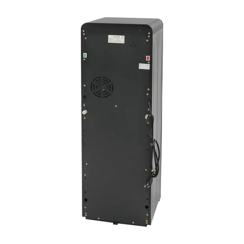 Rear view of Bottom Loading Water Cooler Dispenser For 5 Gallon Bottle With Cold Warm And Hot Settings, power connections.
