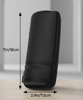 Side view of Ride Ready Waterproof Bike Tool Bag Kit with Water Bottle Holder, 7in height, 2.9in width, made of EVA material.