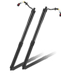 Straight Up Heavy Duty Power Rear Hatch Strut Lift Supports For Nissan Pathfinder 2013 2015 showing a pair of black struts with connectors.