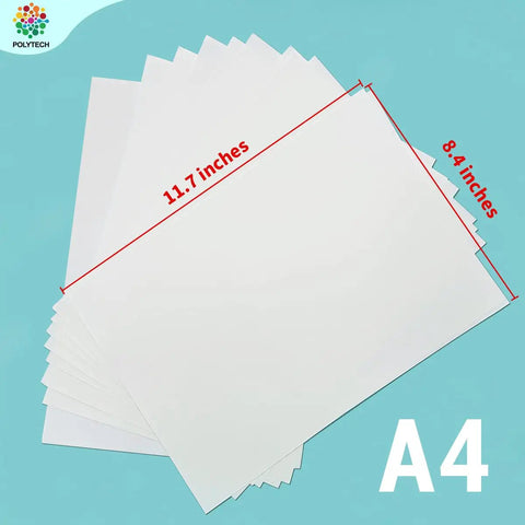 8.5x11 Sublimation Paper 100 Sheets With Thick Coating For Crisp Prints And 30s Quick Dry Heat Transfer Paper For All Sublimation Blanks Works With Any Sublimation Printer And Ink Great For Tumblers Magnets Ornaments And Light T Shirts 125 GSM