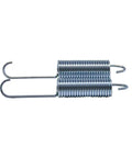 Heavy Duty Recliner Tension Spring Replacement 4.5 Inch Hook To Hook For Sofa Chair Bed Mechanism silver coil close-up view.