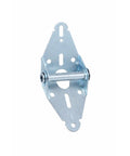 Rock Solid 14 Gauge Heavy Duty Galvanized Steel Garage Door Hinge Number One Replacement Hardware with zinc-coated finish.