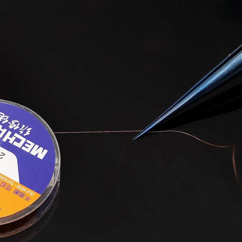 Ultra Fine 0.02mm 120m Pure Copper Jump Wire For Phone PCB BGA Soldering And Fingerprint Repair on spooling reel