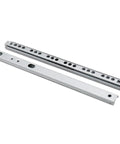 Full Extension Drawer Slides 1 Pair 8 To 16 Inch 17mm Wide Two Section Steel Cabinet Rails Two Way Chute