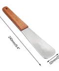 Heavy Duty Ice Cream Spade With Wooden Handle Stainless Steel Dessert Shovel For Scooping Ice Cream And Cutting Butter