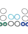Assorted seals from Hydraulic Trim Tilt Cylinder Seal Rebuild Kit For Dual Marine Trim Cylinders With Outer Cylinder Cap O Rings