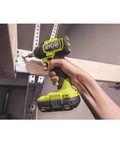 Action shot of Hard Hitting 18V Brushless Drill And Impact Driver Kit With Two 1 5Ah Batteries Rapid Charger And Tough Nylon Case.