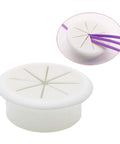 Two Pack 2 Inch Desk Cord Grommets White Cable Hole Covers For Office And PC Desk Cable Management Pass Through Grommets 50mm