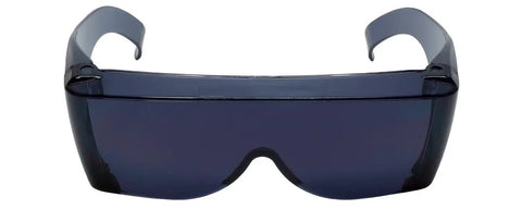 Fitover Safety Glasses With Uni Lens Smoke Wraparound Eye Protection No Fog Scratch Resistant Protective Eyewear For Full Coverage