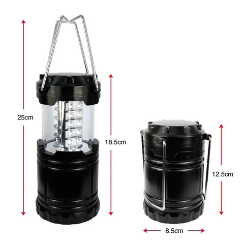 Camping Lantern 4 Pack Battery Powered Flashlight For Power Outages And Outdoor Use, portable collapsible design
