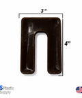 Heavy Duty Square Horseshoe Plastic Flat Shims For Zero Sweat Window And Door Jambs Leveling On Construction Sites Solid Brown half inch thick, 3x4 inches.