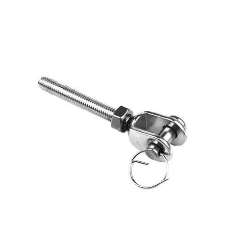 Top Shelf 304 Stainless Steel Marine Turnbuckle Jaws Swivel Rigging Screws built like a tank for sailboat deck hardware.