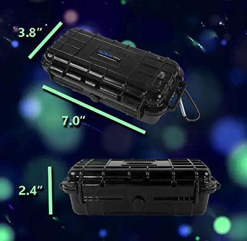 Rugged Waterproof Thermal Imaging Camera Case for FLIR One Pro Gen 3 Topdon Tc002C Fluke TC01A TC01B Cameras, dimensions shown.