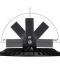 Side view of 10 Pack 200W UFO LED High Bay Light For Warehouse Garage Barn Workshop IP65 Waterproof Commercial Bay Lighting