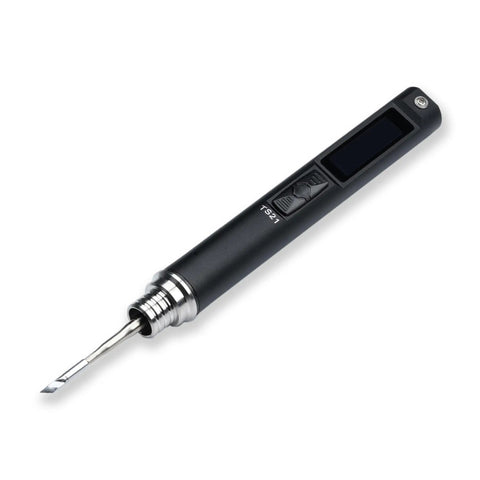 TS21 Pro Grade Soldering Iron Kit With Adjustable Temperature USB Type C Power Station Digital OLED Display KU Solder Tip
