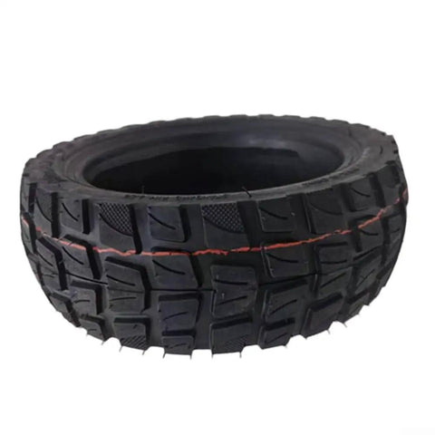 Tubeless 90 By 55 By 6 Tire For Electric Scooters And Skateboards, Puncture-Proof Off-Road Rubber, Black High-Performance Wheel Detail