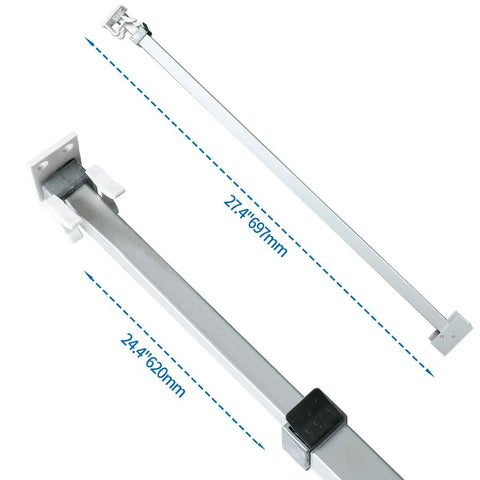 Window Security Bar Adjustable From 28 Inches To 48 Inches For Patio Doors Sliding Doors And Double Hung Windows Provides Extra Security