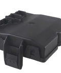 Rear Liftgate Control Module For Cadillac SRX 2010 2015 Direct Fit Plug And Play Replacement Part OEM Style Easy Install With Plastic Housing 16 Terminal Blade And Pin Built For Secure Fit And Reliable Performance. black plastic housing, angled view