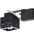 Modulinear Directional Lighting For Remodeling DIY Friendly With Double Gimbal PAR20 1-Light Linear Fixture Black Interior