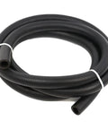 Coiled black Beefy Half Inch Fuel Line High Pressure Hose 300 PSI Nylon Reinforced 10 Ft, 13mm ID 19mm OD