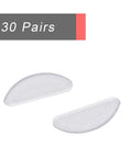 30 Pairs Silicone Nose Pads For Eyeglasses And Sunglasses No Slip 1mm Clear Replacement Pads Ultra Soft Ergonomic D Shape
