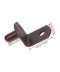 80 Piece Shelf Pegs for Cabinet Shelves, 6mm Shaft Diameter, Cold Rolled Steel Fixing Pins in L Shape, furniture hardware