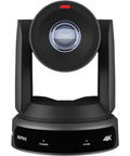 Built Different Five Pack Of 4K PtZ Cameras Featuring Smooth 30X Optical Zoom And Intelligent Auto Tracking Plus A Heavy Duty Joystick Controller. Close-up of a 4K PTZ camera on a base with control buttons.
