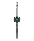 Front view of Spyder 1/2-in quick-change hole saw arbor with steel shaft and blue logo collar.