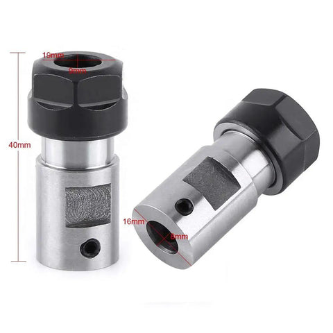 8mm Collet Chuck For CNC Milling Spindle Shaft Inner With Straight Shank And Clamping Nut Pro Grade Precision Ground