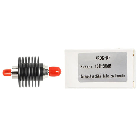 Pro Grade SMA Male To SMA Female RF Attenuator 30dB Attenuation 10W Power Handling 50 Ohm Coaxial Attenuator DC To 8 GHz Low VSWR 1.20