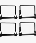 Four Pack One Quarter Inch By Three And Five Thirty Second Inch Beefy Trailer Hitch Pin With Clip Locking Pin Black Zinc Coated