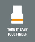 Take it easy tool finder symbol for Zyklop Bit Socket With Holding Function For 1/4 Inch Drive 3/16 X 28 Mm Non Impact Chrome Vanadium Steel