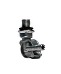 Front view of Upgraded Petcock Fuel Tank Shutoff Valve for generators and mini-bikes, metal construction, M10x1.25 thread.