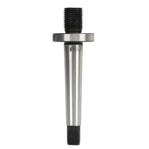 MT1 Shank To One Half Inch Morse Taper Drill Chuck Arbor Adapter with threaded top in manganese steel