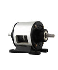 Side view of electromagnetic clutch brake assembly for textile machinery, 15W DC24V, mounted on base.