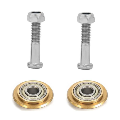 Two Pack Built Like A Tank Tile Cutter Replacement Wheel Featuring Premium Tungsten Carbide Bearing And Quick Bolt Lock Nut For Glazed Ceramic Glass Manual Cutting Slick Glide Cuts Zero Hassle