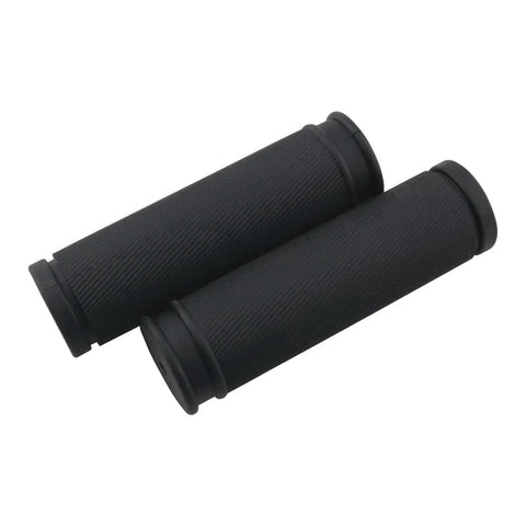 Dual Size Bicycle Handlebars 85mm And 105mm Black With Non Slip Shock Absorbing Rubber Grips Dope Replacement Bar Set