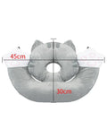 Desk Nap Pillow For Office And Travel With Breathable Hole Face Down Napping Cushion, cartoon animal headrest, 45x30 cm